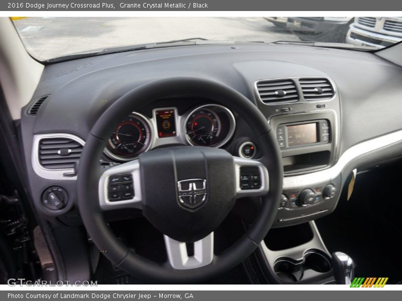 Granite Crystal Metallic / Black 2016 Dodge Journey Crossroad Plus