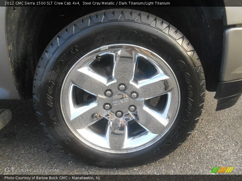 Steel Gray Metallic / Dark Titanium/Light Titanium 2012 GMC Sierra 1500 SLT Crew Cab 4x4