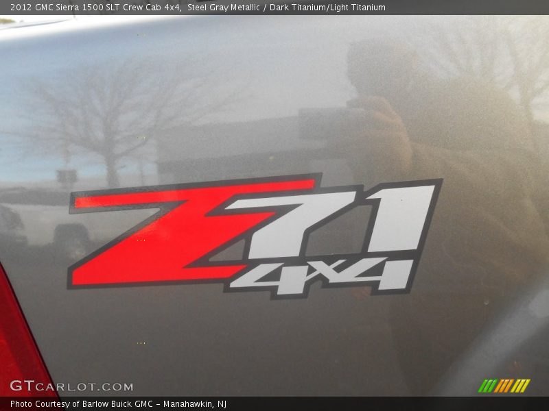 Steel Gray Metallic / Dark Titanium/Light Titanium 2012 GMC Sierra 1500 SLT Crew Cab 4x4