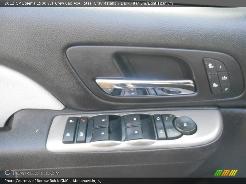 Steel Gray Metallic / Dark Titanium/Light Titanium 2012 GMC Sierra 1500 SLT Crew Cab 4x4