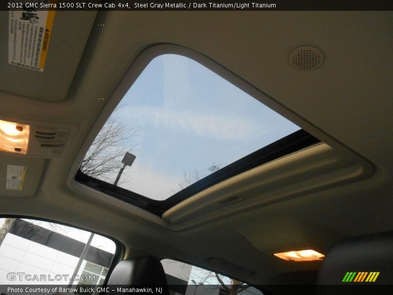 Steel Gray Metallic / Dark Titanium/Light Titanium 2012 GMC Sierra 1500 SLT Crew Cab 4x4