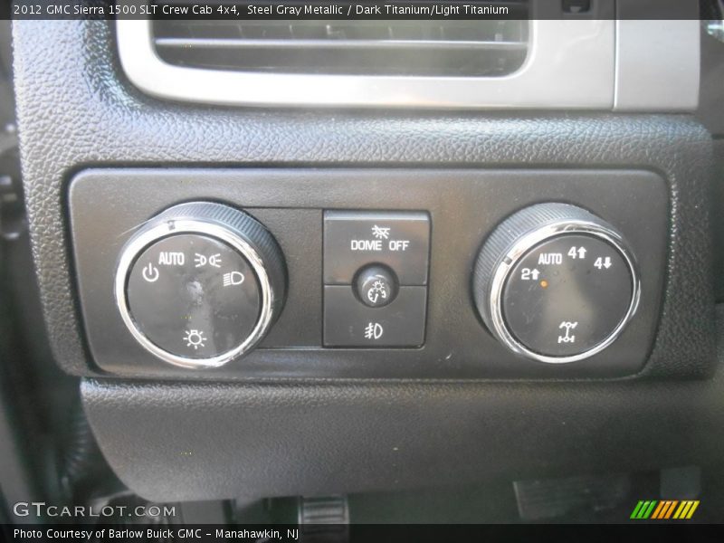 Steel Gray Metallic / Dark Titanium/Light Titanium 2012 GMC Sierra 1500 SLT Crew Cab 4x4