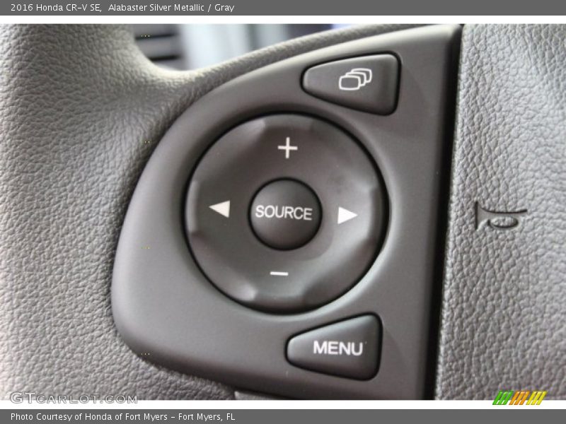 Alabaster Silver Metallic / Gray 2016 Honda CR-V SE