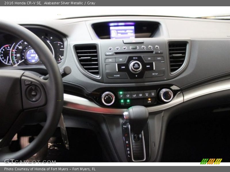 Alabaster Silver Metallic / Gray 2016 Honda CR-V SE