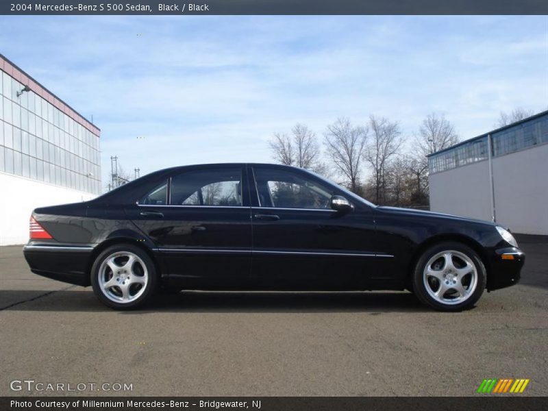 Black / Black 2004 Mercedes-Benz S 500 Sedan