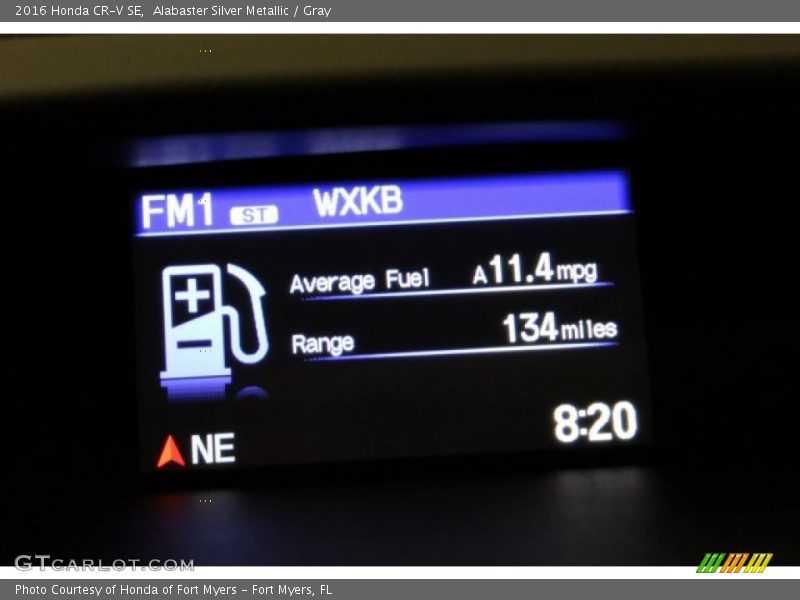 Alabaster Silver Metallic / Gray 2016 Honda CR-V SE