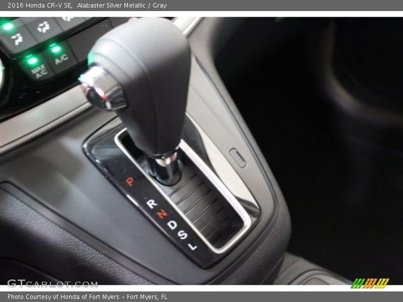 Alabaster Silver Metallic / Gray 2016 Honda CR-V SE
