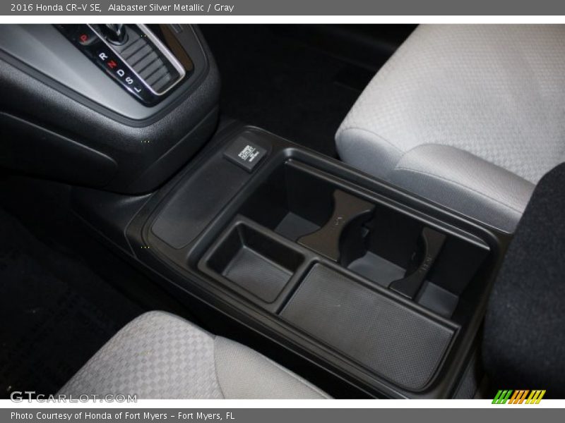 Alabaster Silver Metallic / Gray 2016 Honda CR-V SE