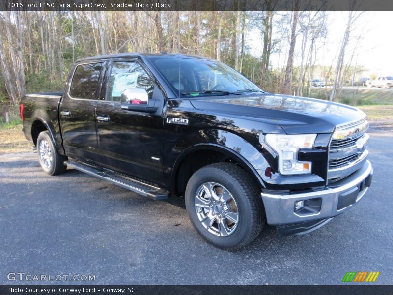 Shadow Black / Black 2016 Ford F150 Lariat SuperCrew