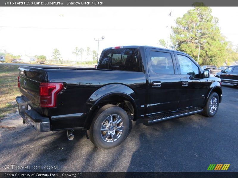 Shadow Black / Black 2016 Ford F150 Lariat SuperCrew