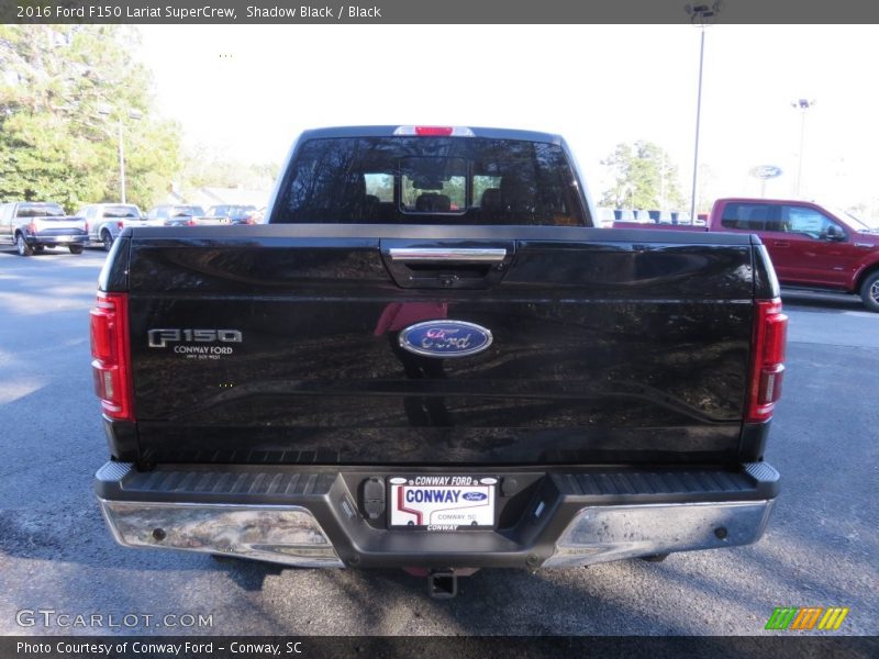 Shadow Black / Black 2016 Ford F150 Lariat SuperCrew