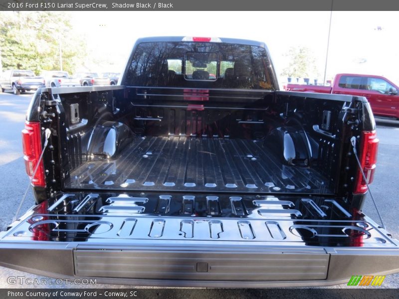 Shadow Black / Black 2016 Ford F150 Lariat SuperCrew