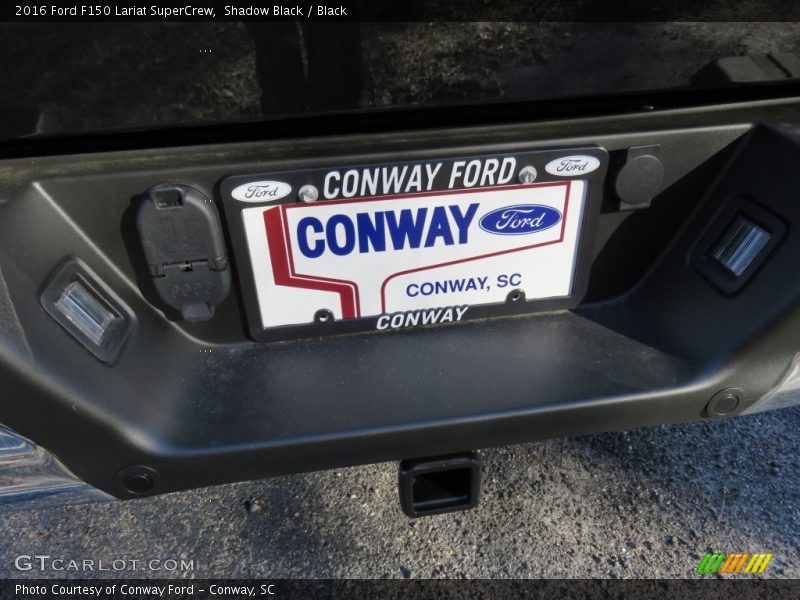 Shadow Black / Black 2016 Ford F150 Lariat SuperCrew