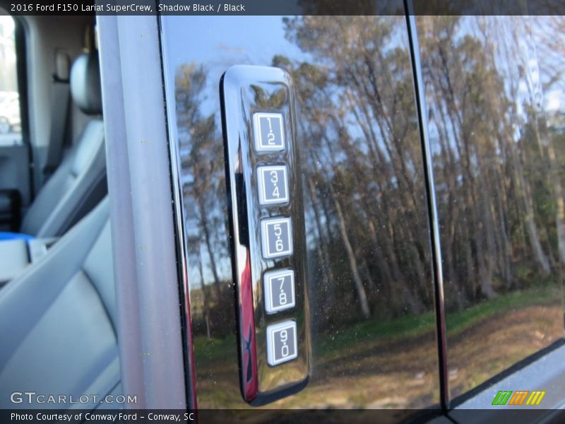 Shadow Black / Black 2016 Ford F150 Lariat SuperCrew