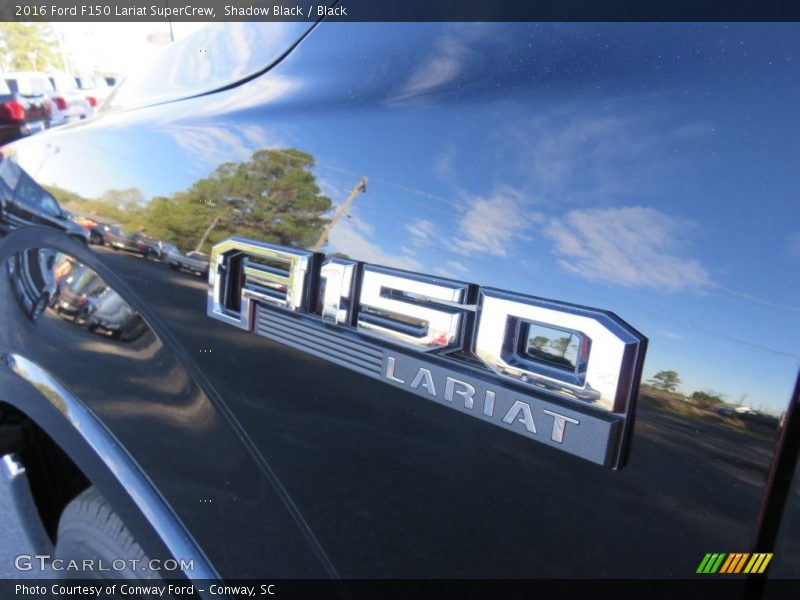 Shadow Black / Black 2016 Ford F150 Lariat SuperCrew