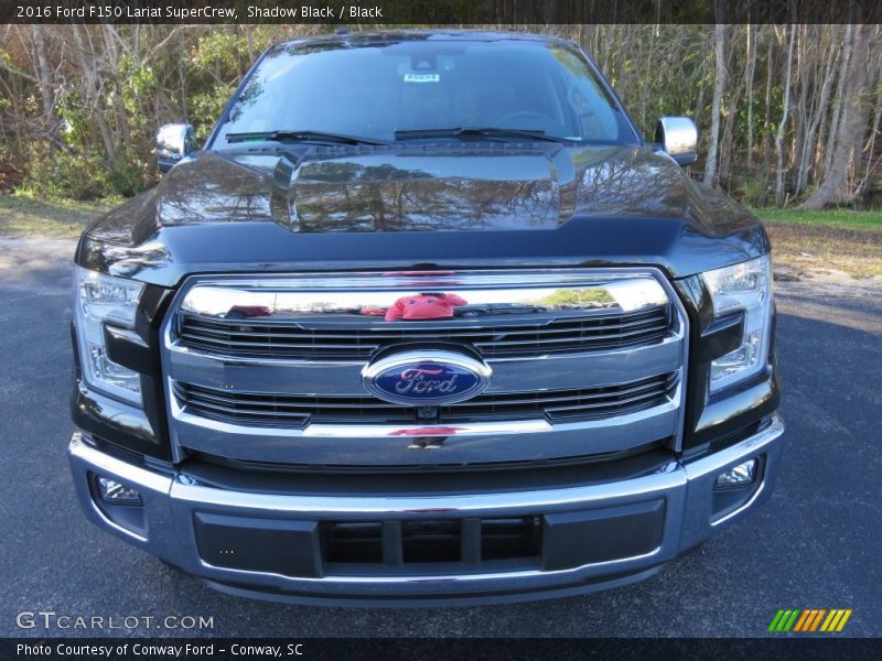 Shadow Black / Black 2016 Ford F150 Lariat SuperCrew