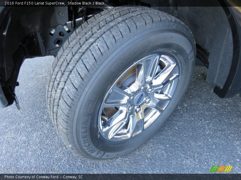 Shadow Black / Black 2016 Ford F150 Lariat SuperCrew