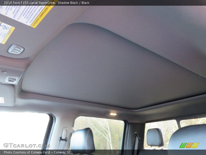 Shadow Black / Black 2016 Ford F150 Lariat SuperCrew