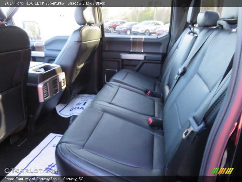 Shadow Black / Black 2016 Ford F150 Lariat SuperCrew
