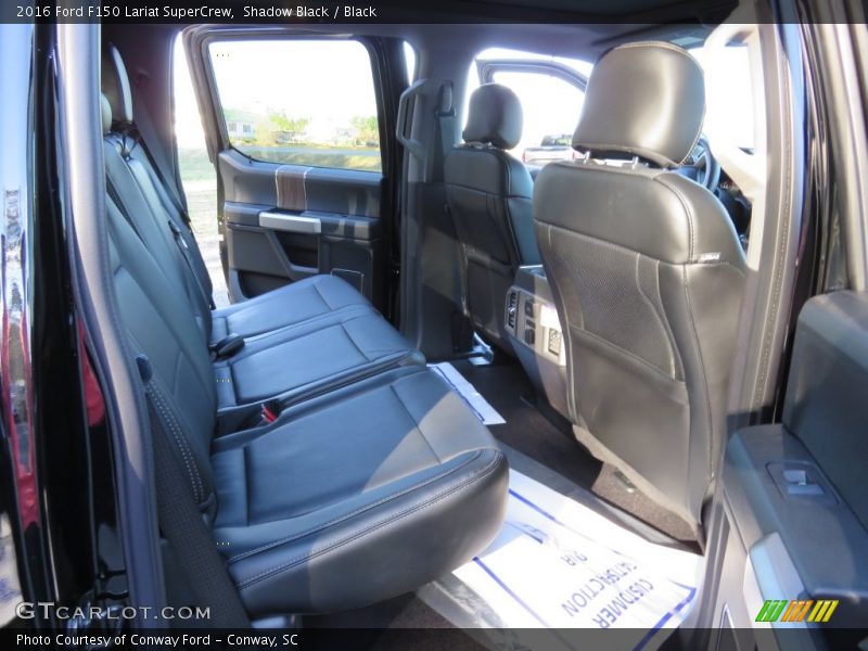 Shadow Black / Black 2016 Ford F150 Lariat SuperCrew