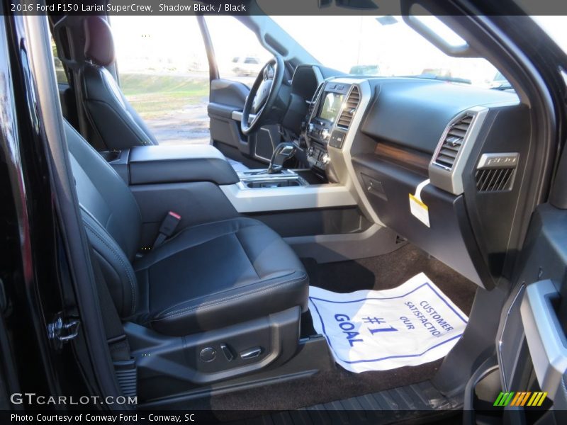 Shadow Black / Black 2016 Ford F150 Lariat SuperCrew