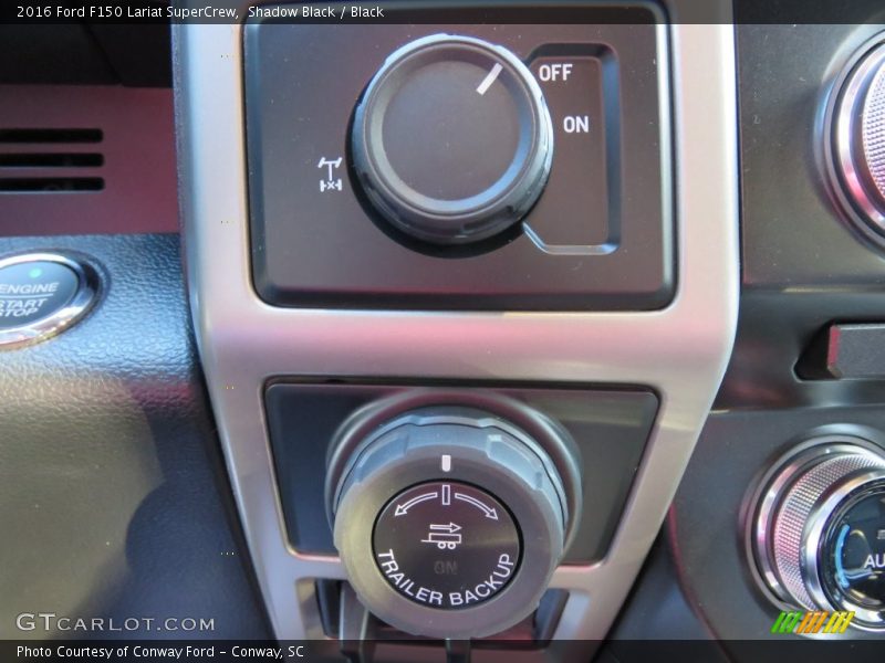 Shadow Black / Black 2016 Ford F150 Lariat SuperCrew
