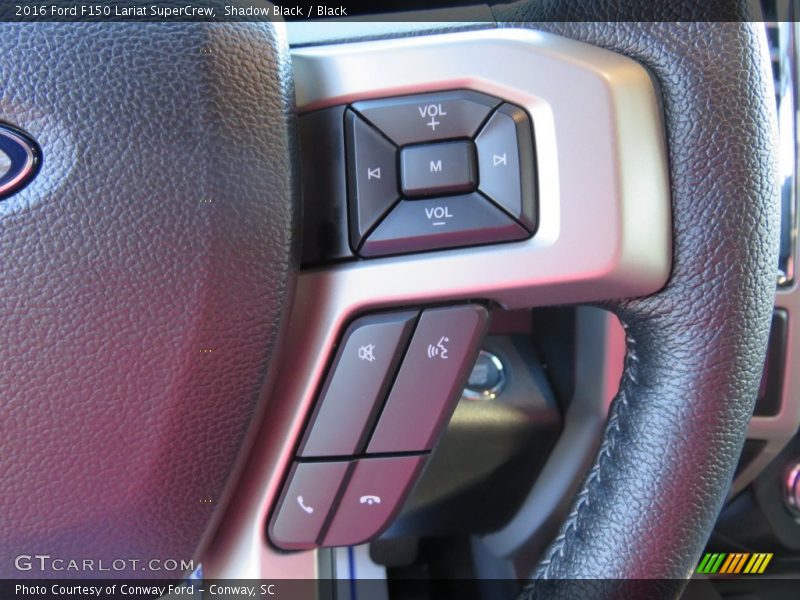 Shadow Black / Black 2016 Ford F150 Lariat SuperCrew