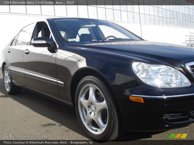 Black / Black 2004 Mercedes-Benz S 500 Sedan