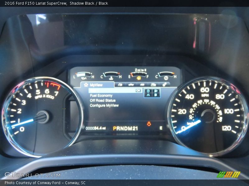 Shadow Black / Black 2016 Ford F150 Lariat SuperCrew