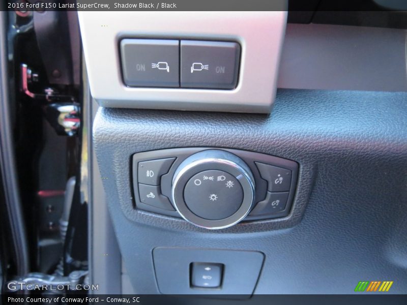 Shadow Black / Black 2016 Ford F150 Lariat SuperCrew