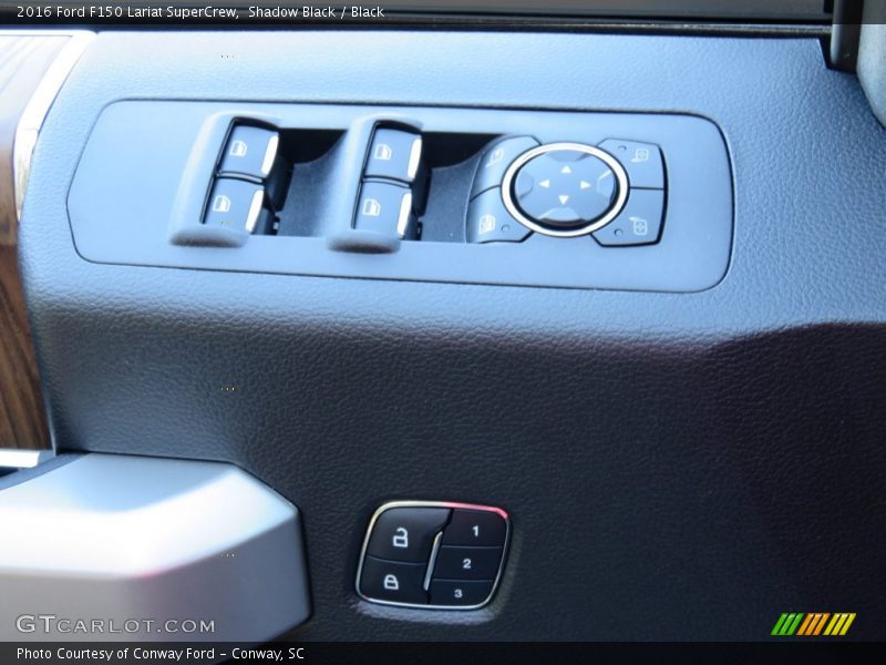 Shadow Black / Black 2016 Ford F150 Lariat SuperCrew