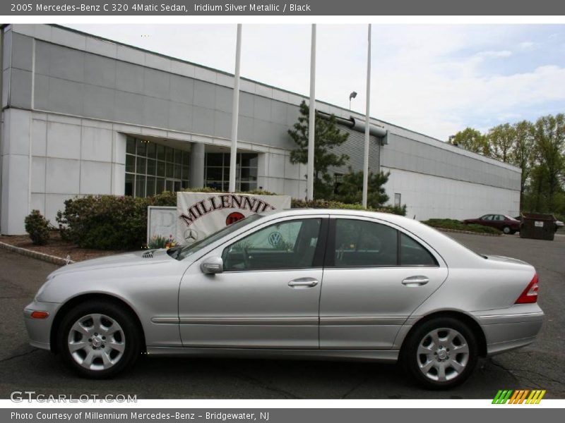 Iridium Silver Metallic / Black 2005 Mercedes-Benz C 320 4Matic Sedan