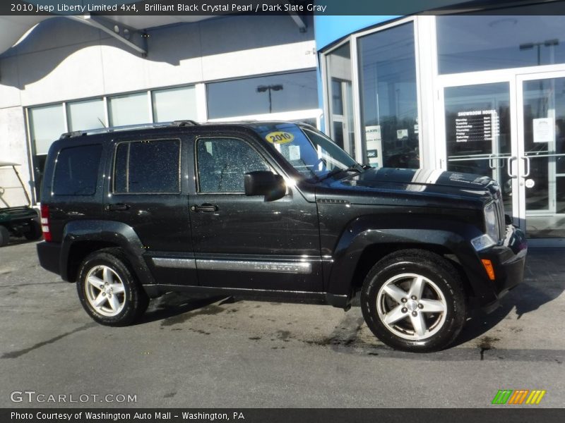 Brilliant Black Crystal Pearl / Dark Slate Gray 2010 Jeep Liberty Limited 4x4