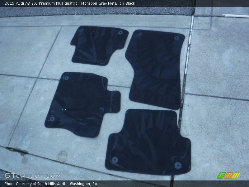 Monsoon Gray Metallic / Black 2015 Audi A3 2.0 Premium Plus quattro
