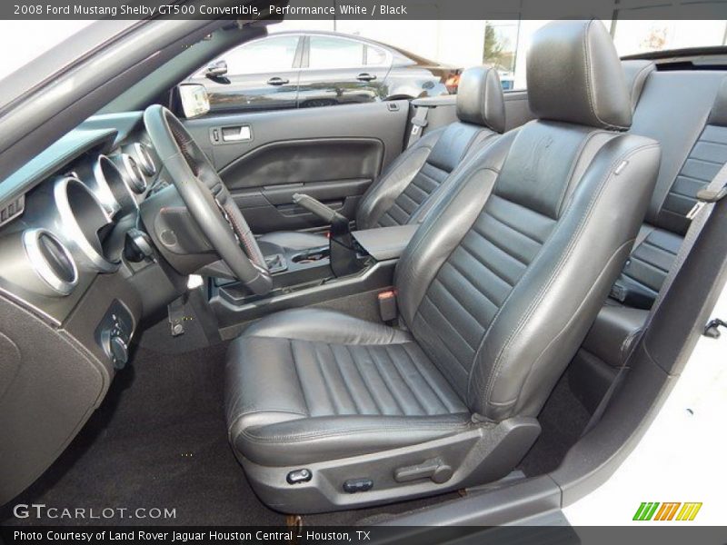 Performance White / Black 2008 Ford Mustang Shelby GT500 Convertible