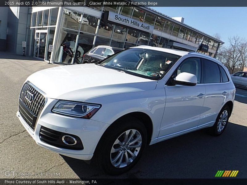 Glacier White Metallic / Pistachio Beige 2015 Audi Q5 2.0 TFSI Premium Plus quattro