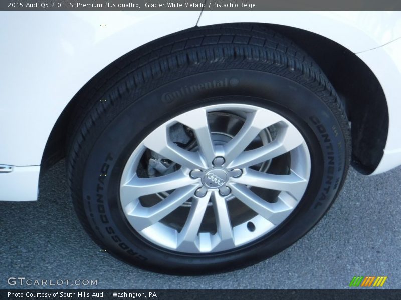 Glacier White Metallic / Pistachio Beige 2015 Audi Q5 2.0 TFSI Premium Plus quattro