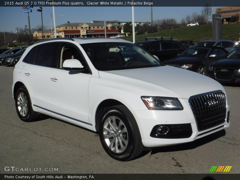 Glacier White Metallic / Pistachio Beige 2015 Audi Q5 2.0 TFSI Premium Plus quattro