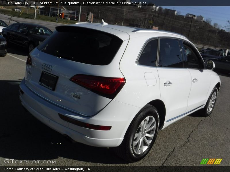 Glacier White Metallic / Pistachio Beige 2015 Audi Q5 2.0 TFSI Premium Plus quattro