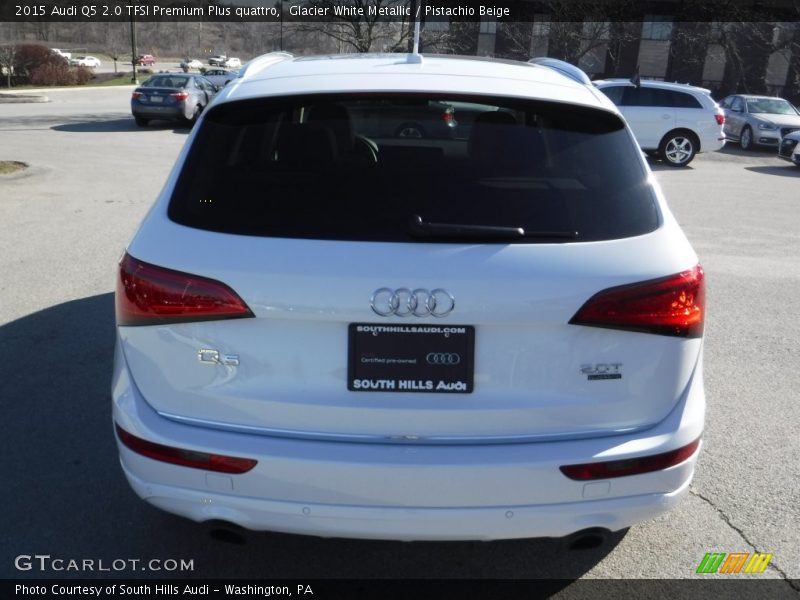 Glacier White Metallic / Pistachio Beige 2015 Audi Q5 2.0 TFSI Premium Plus quattro
