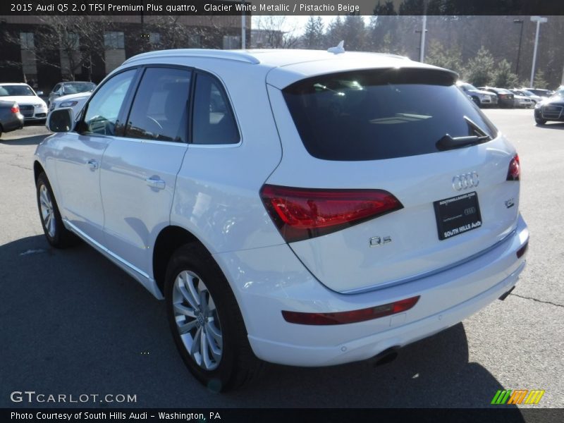Glacier White Metallic / Pistachio Beige 2015 Audi Q5 2.0 TFSI Premium Plus quattro