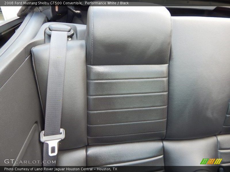 Performance White / Black 2008 Ford Mustang Shelby GT500 Convertible
