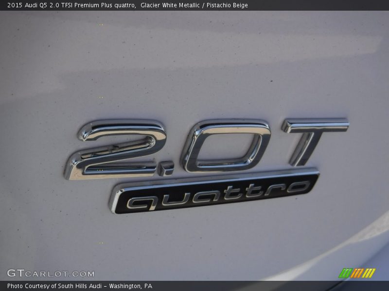Glacier White Metallic / Pistachio Beige 2015 Audi Q5 2.0 TFSI Premium Plus quattro