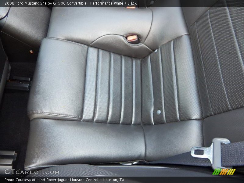 Performance White / Black 2008 Ford Mustang Shelby GT500 Convertible