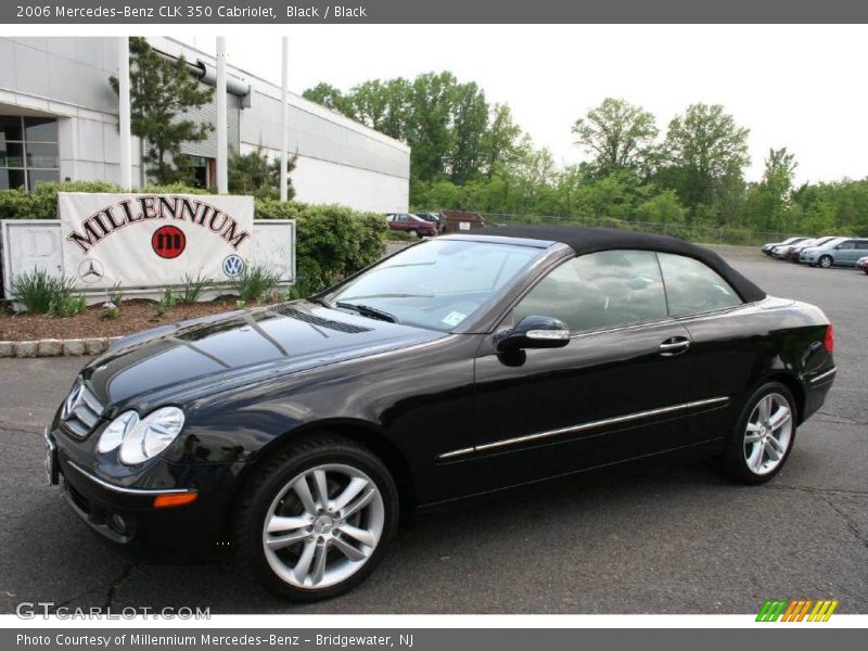 Black / Black 2006 Mercedes-Benz CLK 350 Cabriolet