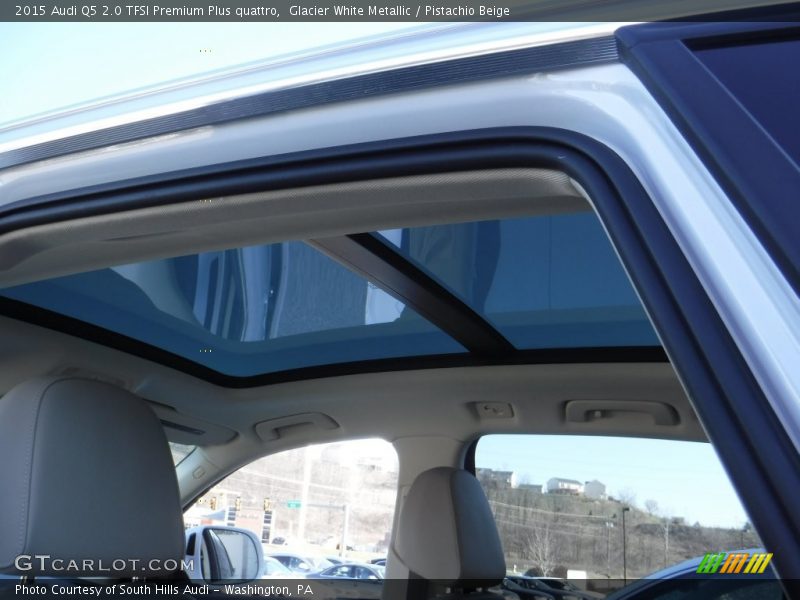 Glacier White Metallic / Pistachio Beige 2015 Audi Q5 2.0 TFSI Premium Plus quattro