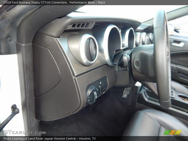 Performance White / Black 2008 Ford Mustang Shelby GT500 Convertible