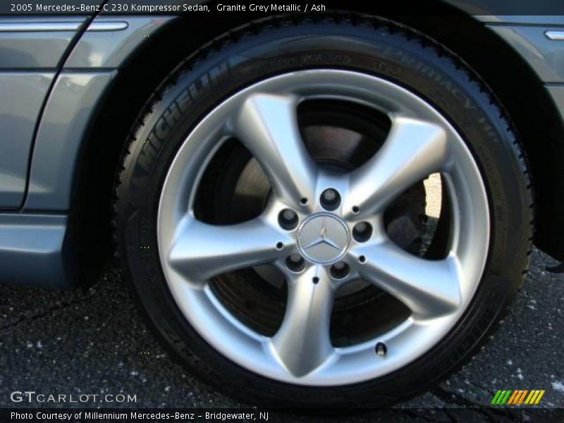 Granite Grey Metallic / Ash 2005 Mercedes-Benz C 230 Kompressor Sedan