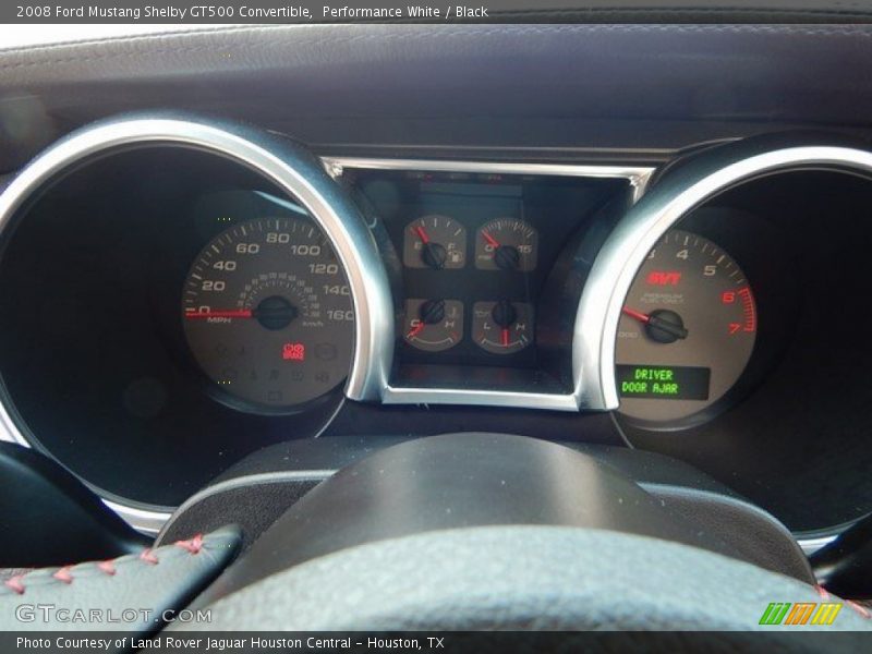 Performance White / Black 2008 Ford Mustang Shelby GT500 Convertible