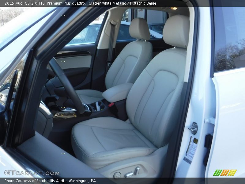Glacier White Metallic / Pistachio Beige 2015 Audi Q5 2.0 TFSI Premium Plus quattro